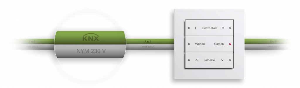 contact bus kabel taster